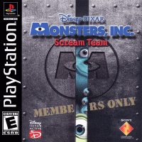 Monsters Inc Playstation US box art